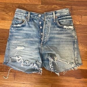 Agolde denim shorts